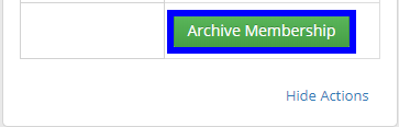 Image showing the 'Archive Membership' button.